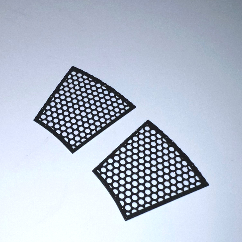 订制不同颜色方孔六角孔塑胶防尘喇叭网